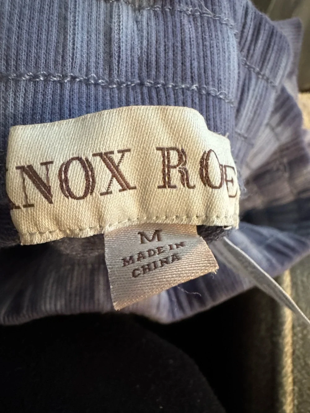 Knox Rose Purple & Gray Tie-Dye Joggers